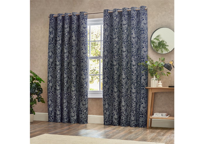 Bali Eyelet, Midnight - Ready Made Curtains - Image 7